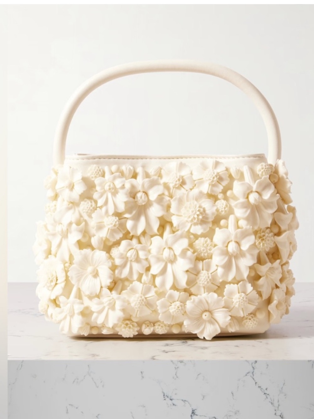 cult gaia solene Top Handle Bag in Ivory - Picture 2 of 13